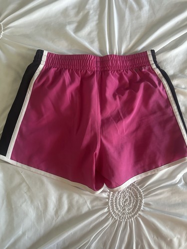 Adidas Girls’ Pink and Black Athletic Shorts - Size L (14 - Picture 5 of 6