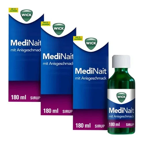 WICK PHARMA - ZWEIGNIEDERLASSUNG DER PROCTER & GAMBLE GMBH Wick Medinait Mit Anisgeschmack Sirup (3x180ml) 3 St