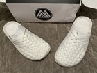 Malibu Colony White Weave Slip On Comfort Clog Mules Sandals Men's Womens Unisex — photo 6
