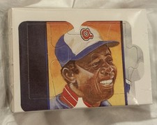 1986 Donruss HANK AARON Complete 63-piece Puzzle Pieces Unpunched - Braves NM