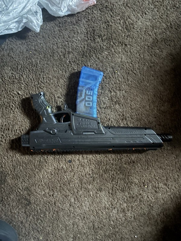 Hydro Strike Pulsar Pro Gel Blaster Rifle 500-Round Mag Black/Blue/Orange
