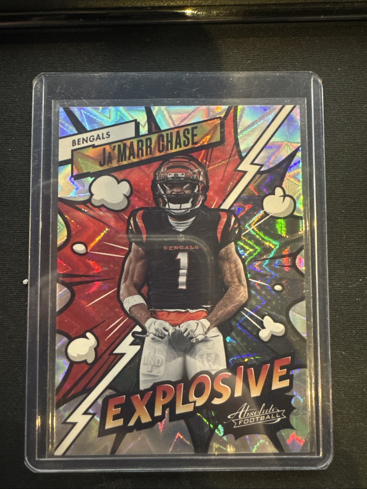 2023 Panini Absolute #34 Ja'Marr Chase Explosive Cincinnati Bengals