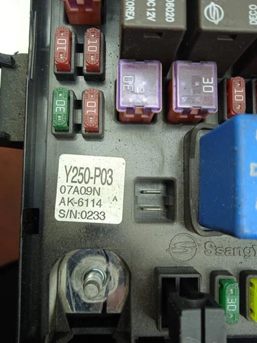Y250P03 Caja Reles/Fusibles para SSANGYONG REXTON * 2009 694306 - Imagen 2 de 5