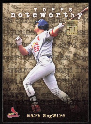 2001 Topps Mark McGwire Noteworthy