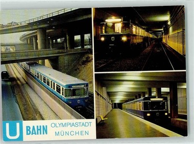 39394468 - 8000 Munich Underground Station North Cemetery Track Area at