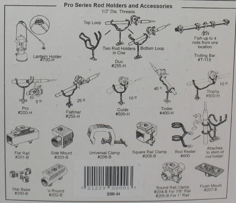 Driftmaster 202-B 1/2" V Round Rod Holder Base - Image 4 of 4