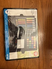 Creatology 100-PIECE Kids Art Set Markers Paints Crayons Pencils New/Open Box