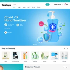 Health Products Website Design with Free VPS Web Hosting and Installation