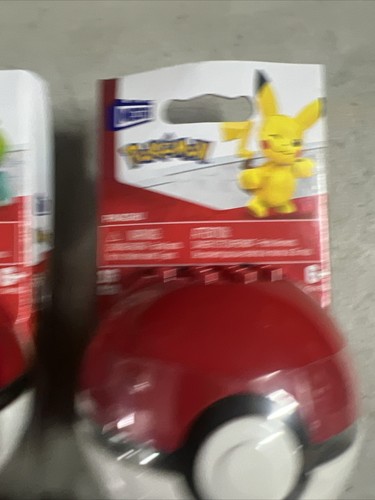 Pokemon Mega Construx Pokeball includes PIKACHU (distress pkg) new complete - Picture 4 of 8
