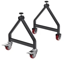 Wire Spool Rack, Portable Cable Caddy, Heavy-Duty Steel Dispenser for Up to 2...