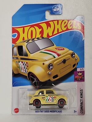 Hot Wheels 2024 Mainline E Case Compact Kings '60S Fiat 500D Modificado 117/250