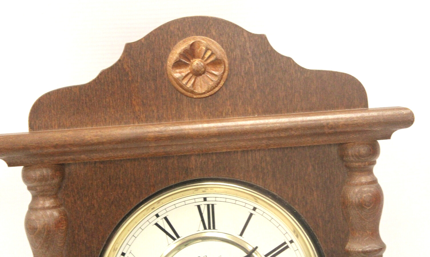 Vintage HERMLE Small Mechanical KeyWound Wall Clock with Chimes