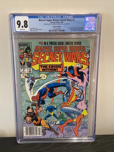 *Rare Error Copy* Marvel Super Heroes Secret Wars #3 CGC 9.8 1984 1st Titania