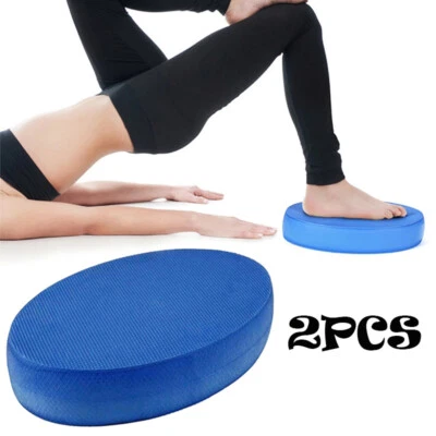 2X Balance Pad Oval Ganzkörpertraining gelenkschonend | Gleichgewicht Stabilität - Bild 1 von 4