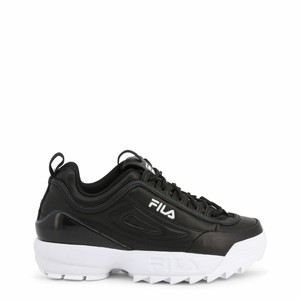 fila black platform trainers