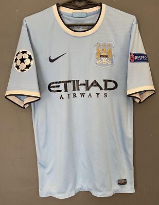 Maillot Domicile Manchester City 2012-2013 #21 David Silva Taille S - Occasion Rare