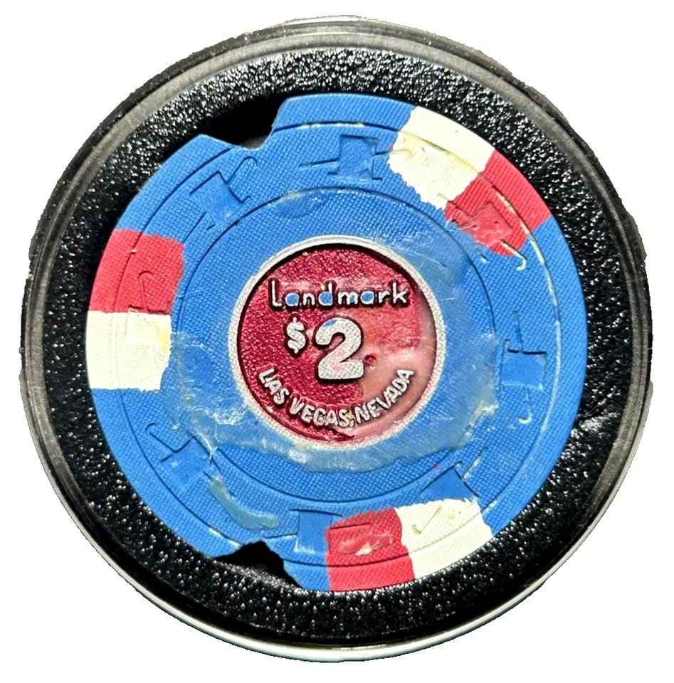 Casino Chip, Landmark $2 Las Vegas Casino Legends Hall of Fame - Image 2 of 4