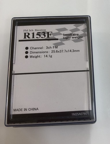 NIB Futaba R153F FM 40MHz 3CH micro receiver for R/C Radio Control Car Parts - Picture 4 of 4