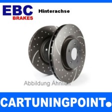 EBC Bremsscheiben HA Turbo Groove für Toyota Corolla 8 E12 GD1438