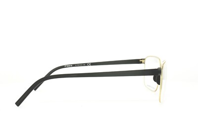 Porsche Design eyeglasses 8313 B 57-15-145 LIGHT GOLD BLACK  display picture 2