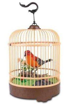furreal bird in cage