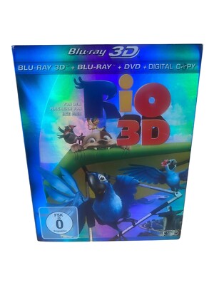 Rio 3D inkl. 2D Version Blu-ray Pappschuber