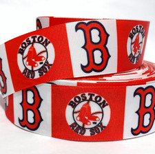 GROSGRAIN RIBBON 5/8", 7/8", 1.5"  3" Sports Team FOOTBALL Printed