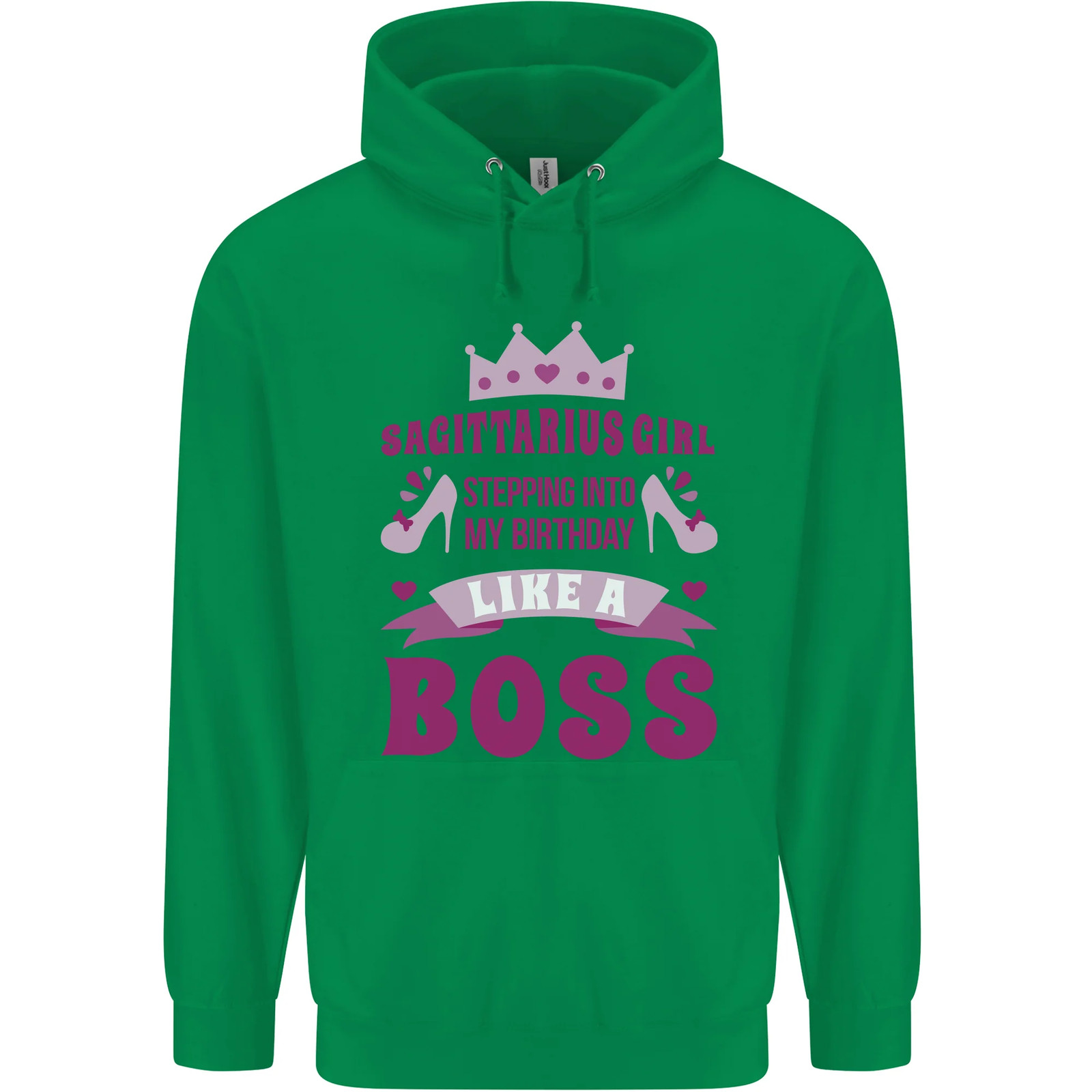 Sagittarius Girl Birthday 21st 30th 40th 50th Mens 80percent Cotton Hoodie image 7