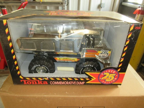 Silver Edition Tonka 25th Anniversary Dump Truck NIB Never Opened 1990