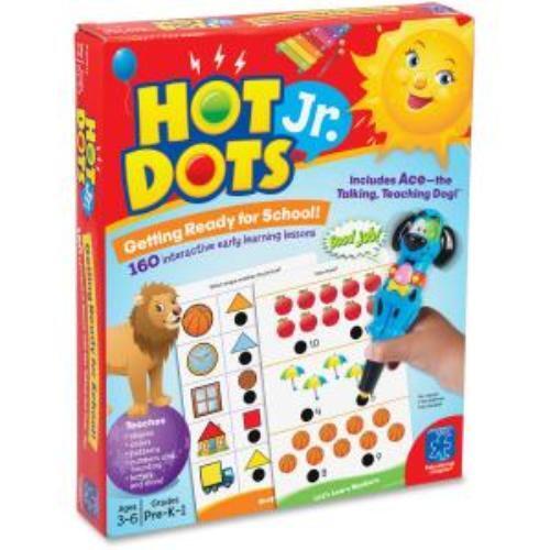 Learning Resources 6106 Hot Dots Jr. Getting Ready For School Set - - Picture 1 of 5