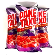 3-Pk Jumbo Paketaxo Flamin Hot Assorted Mex Chips 215g/7.5oz