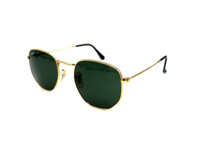 Model: RB3548-N 001/8O 51-21mm Hexagonal Ray-Ban Hexagonal RB3548N 001/8O Gold Sunglasses - eye-oo.com main image 3