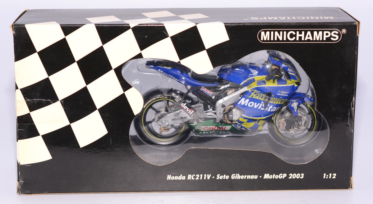ミニチャンプス1/12 HONDA RC211V - Sete Gibernau Vintage Minichamps Honda RC211V Sete Gibernau MotoGP 2004 1