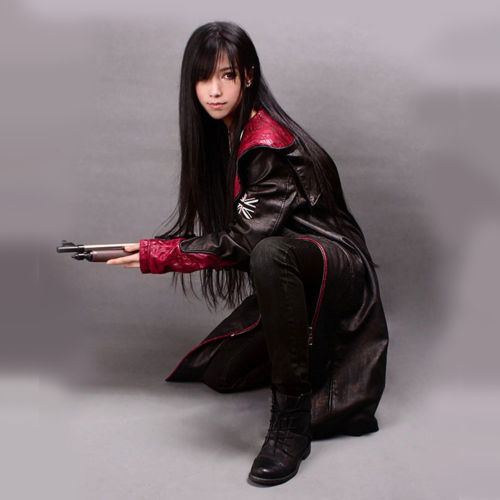 Unisex's Devil May Cry Dante Cosplay Costume Jacket coat Free shipping