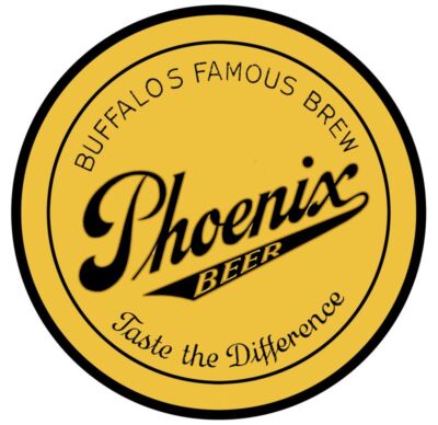 Phoenix Beer of Buffalo, New York NEW Sign: 18'' Round USA STEEL XL- 4 LBS