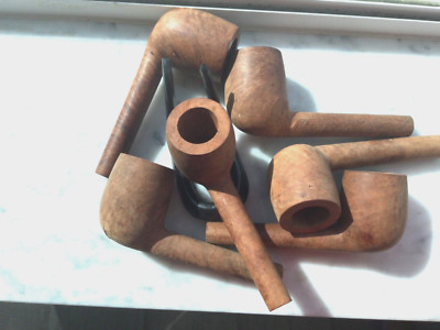 Set of 6 small Canadian style stummels