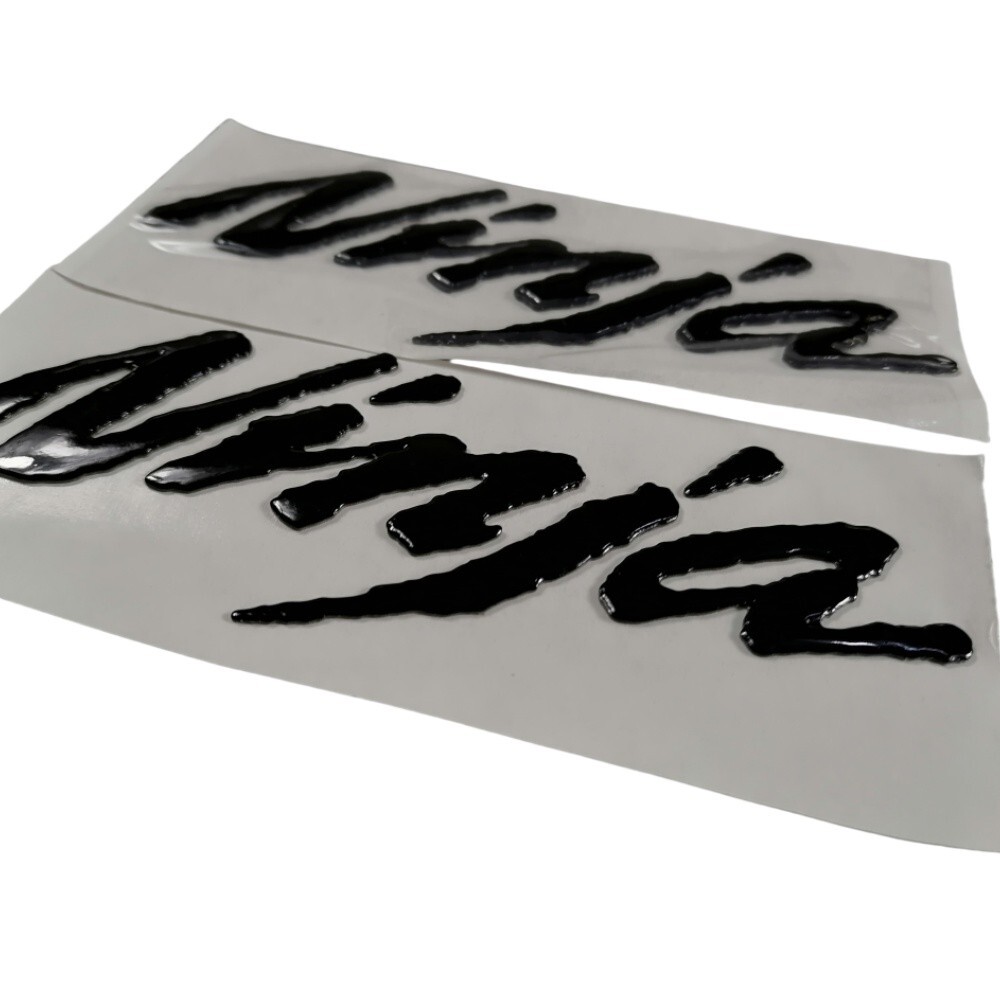 Fairing Black 3D Sticker Decal Fit For ZX6R ZX10R ZX14R 250R 300R