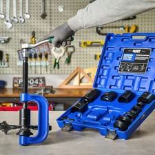 21Pcs Auto Repair Service Master Adapter Kit&Remover Ball Joint Service Tool Set