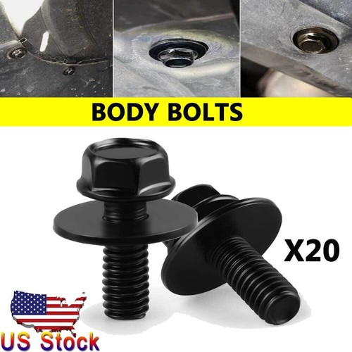 20* Bolts Body Hood Fender Bumper Screws Clips Retainer For Honda Civic Accord - Foto 1 di 12