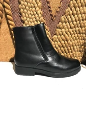 PROPET Troy MBA005L Men’s Sz 13 5E XX Casual Black Leather Boots “2 Zipper”