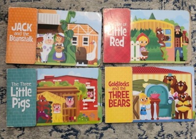 Lot Childrens Books Little Red Pigs Jack Beanstalk Three Bears Preschool Baby 