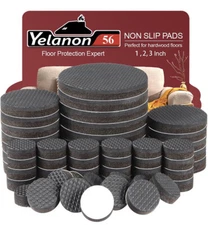 Non Slip Furniture Pads 56 Pcs Furniture Grippers Hardwood Floors Adhesive Feet