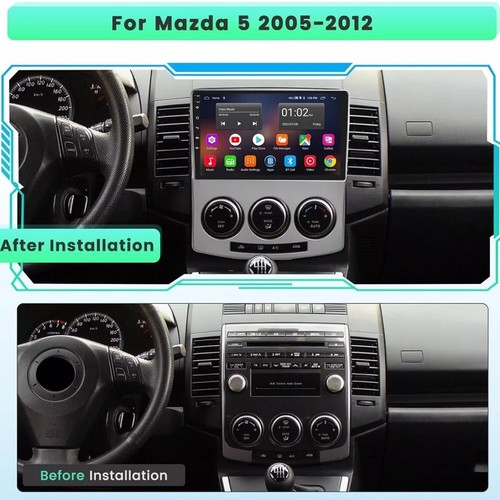 9" Android 14.0 Autoradio Für Mazda 5 CR19 2005-2010 GPS Navi WIFI FM RDS Stereo - Bild 3 von 14