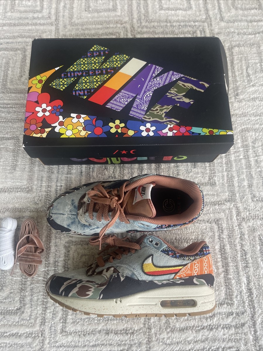 Nike Air Max 1 SP Concepts Heavy Multicolor sneakers US 6.5 UK6 | eBay