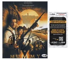 Brendan Fraser signed "THE MUMMY" 8x10 Photo AUTOGRAPHED Rick O'Connell  JSA COA