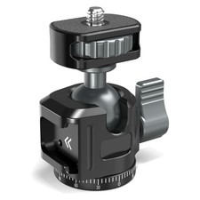 Ball Head for Phone Mount Cold Shoe 360 Rotating Ballhead Base Adapter Tripod