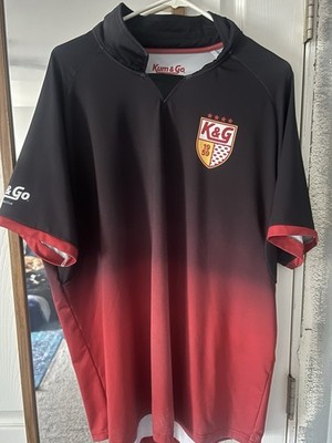 Kum N Go Employee Jersey XL Discontinued Collectible Black & Red Gradient