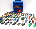 Hot Wheels 100 Count Case with 66 Vintage and Modern Cars with some Matchbox