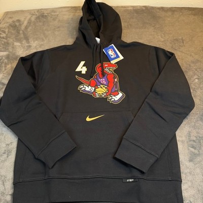 Nike Toronto Raptors City Edition Hoodie Mens Medium Black Scottie Barnes NWT