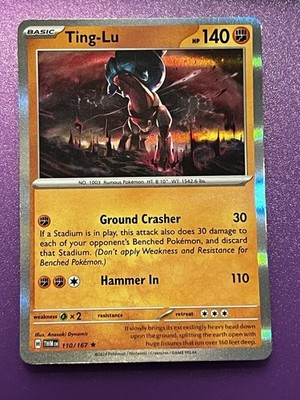 ting lu pokemon card value Ting-Lu ex 263/193 PSA 10  Zapp! Comics favorite character Ting-Lu 110 - Holofoil SV06